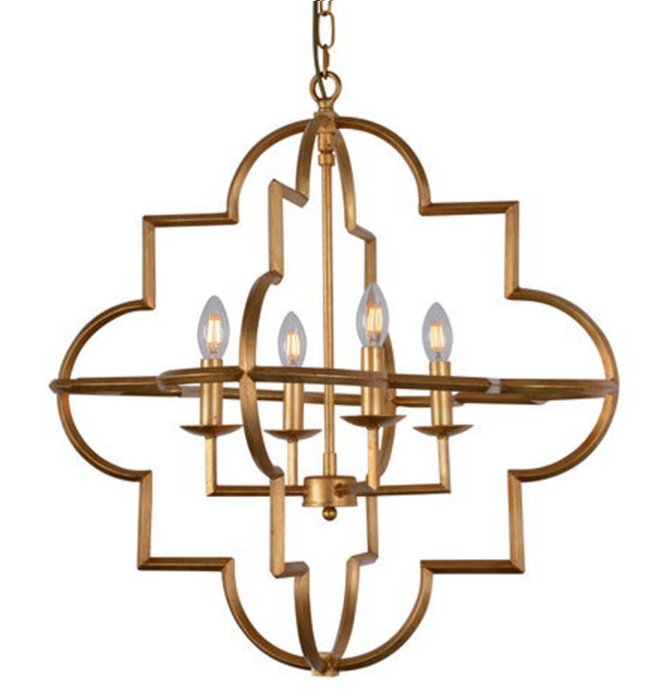 Люстра Mandeville Gold Chandelier Латунь Античная полированная Люстра Mandeville Gold Chandelier Латунь Античная полированная в Рязани | Loft Concept