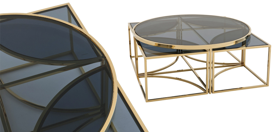 Кофейный стол Eichholtz Coffee Table Padova Gold Кофейный стол Eichholtz Coffee Table Padova Gold - Loft-Concept в Рязани