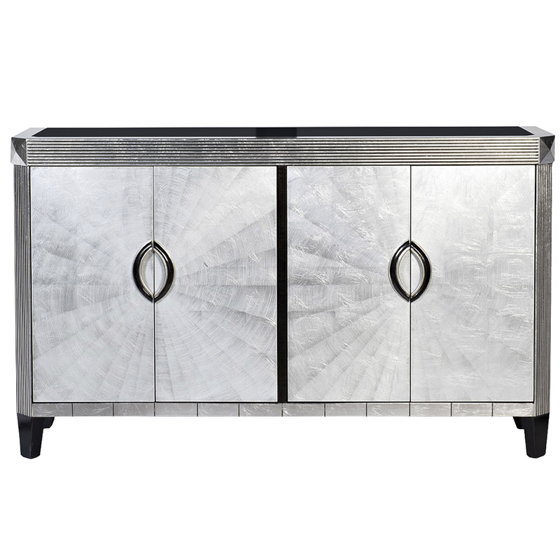 Комод в стиле Арт-деко Tarciso Chest of drawers Серебристый Серебряный Комод в стиле Арт-деко Tarciso Chest of drawers Серебристый Серебряный в Рязани | Loft Concept