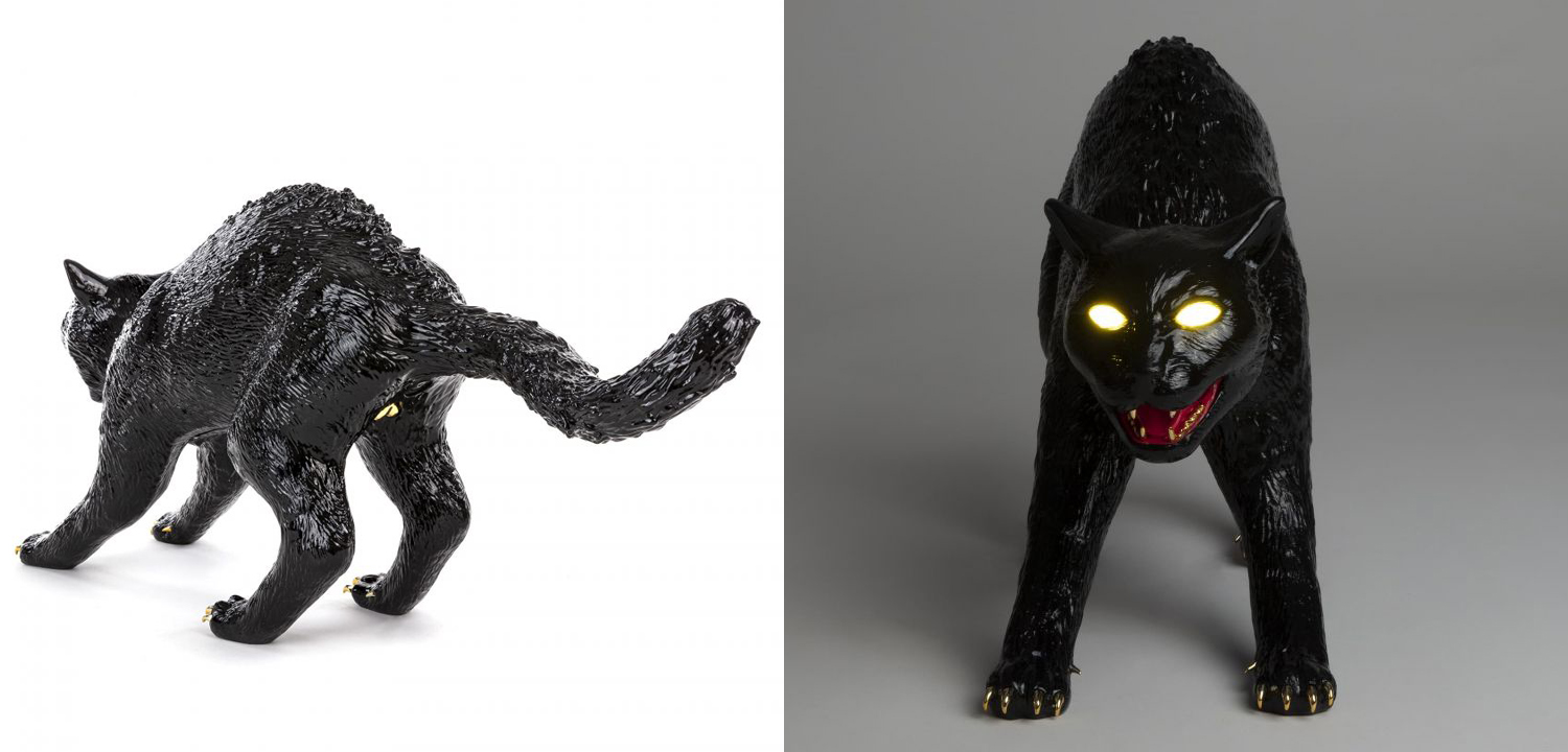 Настольная лампа Seletti Cujo The Cat - фото №1