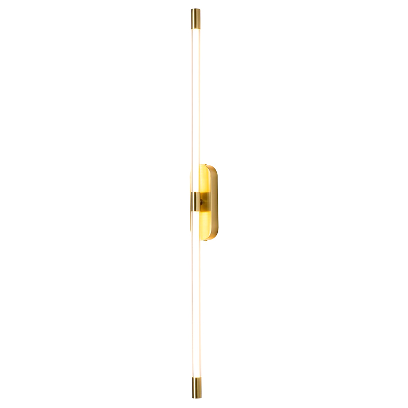 Бра Trumpet tube Double Золотое 80 см Золотой Белый Бра Trumpet tube Double Золотое 80 см Золотой Белый в Рязани | Loft Concept