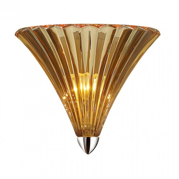 Бра Corsica Wall Lamp Amber Золотой Бра Corsica Wall Lamp Amber Золотой в Рязани | Loft Concept