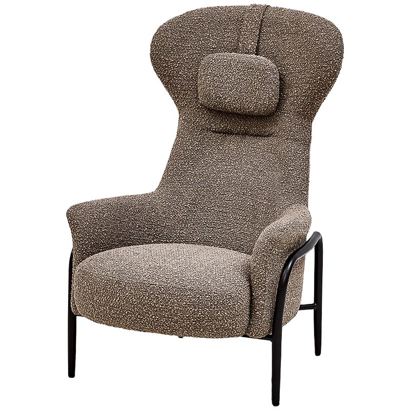 Кресло Alani Chair Черный Коричневый Кресло Alani Chair Черный Коричневый в Рязани | Loft Concept