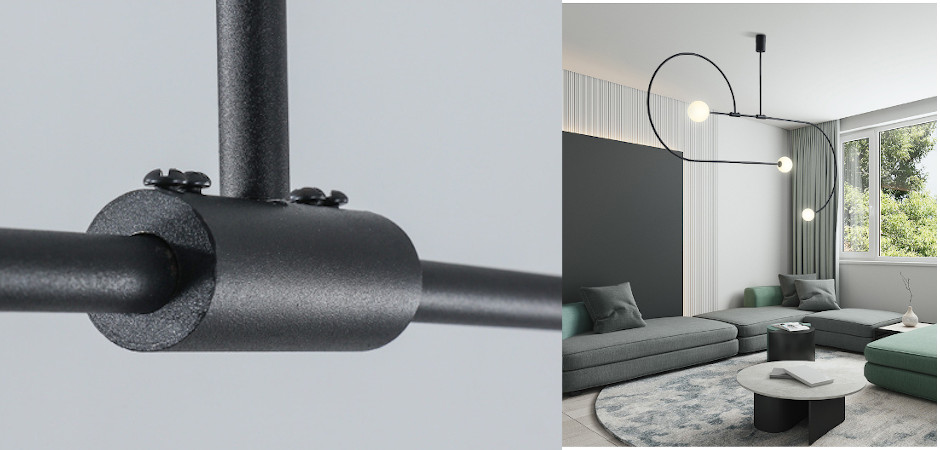 Люстра Fontana Amorosa Three Vortex Black Люстра Fontana Amorosa Three Vortex Black - Loft-Concept в Рязани