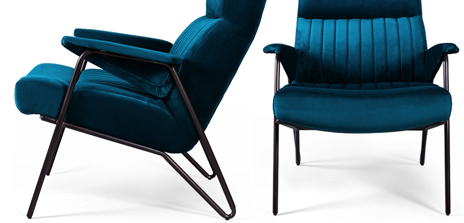 Кресло Solonar blue Кресло Solonar blue - Loft-Concept в Рязани