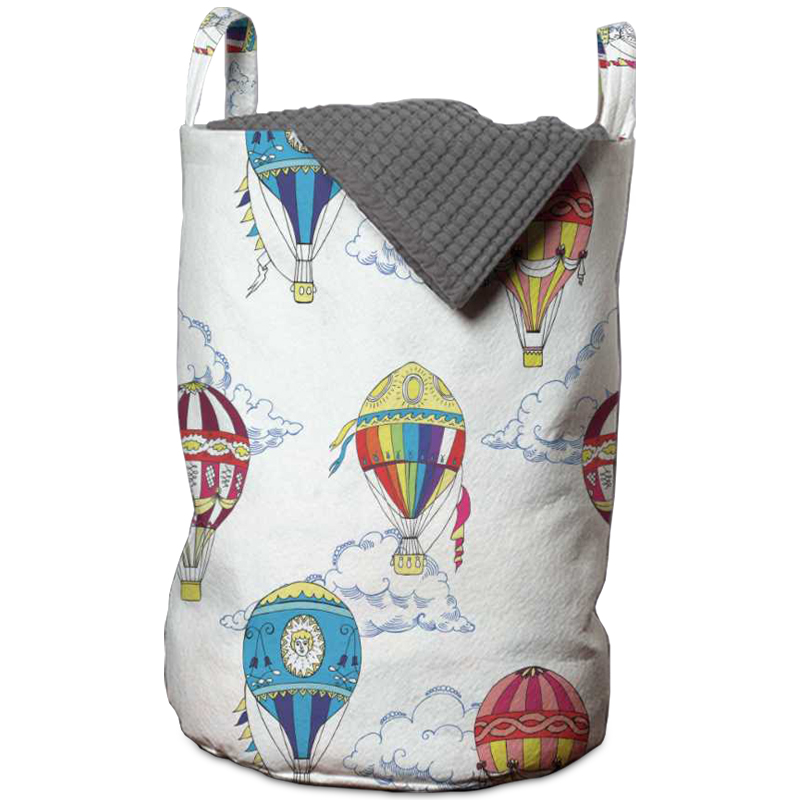 Корзина Balloon Festival Basket Белый Мульти в Рязани | Loft Concept 