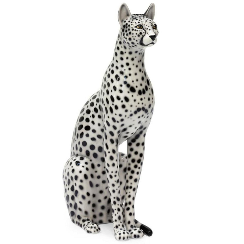 Статуэтка Abhika Egyptian Cat Black White Белый Черный Статуэтка Abhika Egyptian Cat Black White Белый Черный в Рязани | Loft Concept