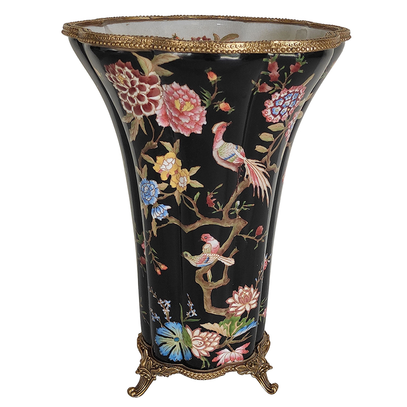 Ваза Malu Black Vase Бронза Черный Мульти Ваза Malu Black Vase Бронза Черный Мульти в Рязани | Loft Concept