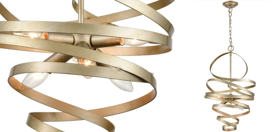 Люстра Metal Curly Ribbon Люстра Metal Curly Ribbon - Loft-Concept в Рязани