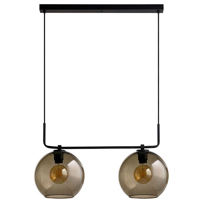 Люстра Franco Line Lamp Черный Янтарный Люстра Franco Line Lamp Черный Янтарный в Рязани | Loft Concept