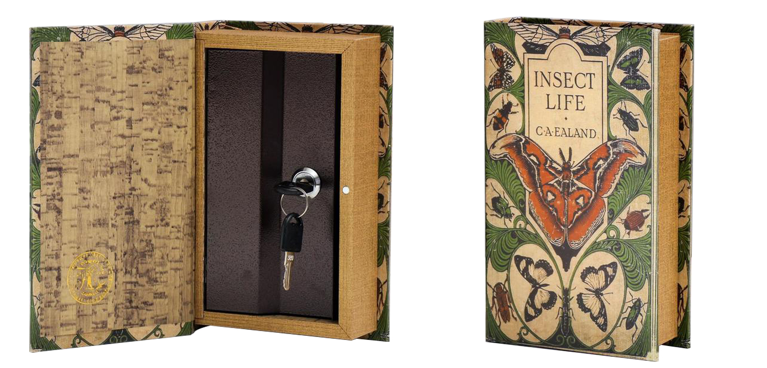 Шкатулка-книга с сейфом Insect Life Book Box - фото №1