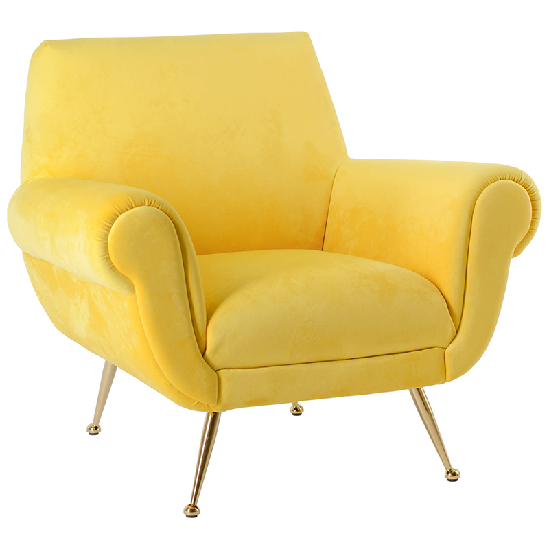Кресло Lounge Chair Gigi Radice yellow Желтый Кресло Lounge Chair Gigi Radice yellow Желтый в Рязани | Loft Concept