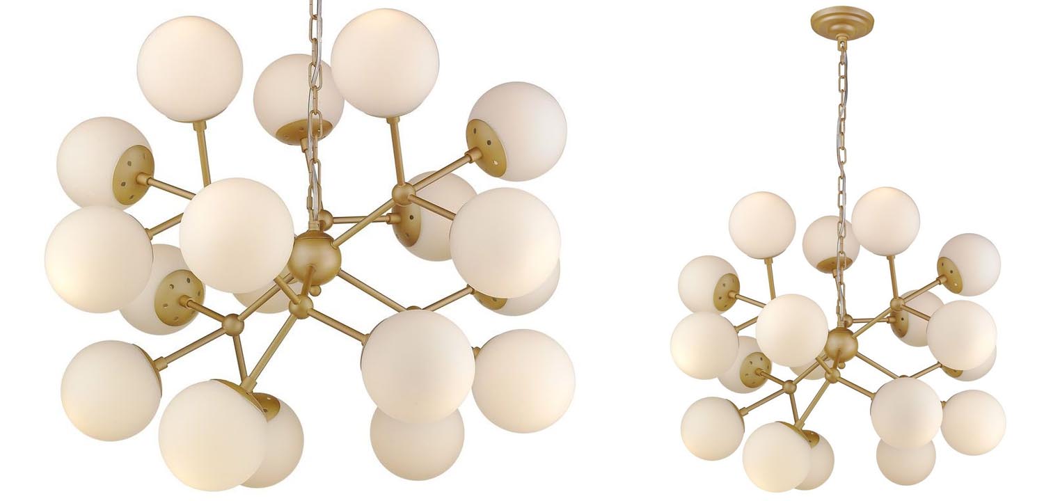 Люстра Berries Chandelier white matt 75 - фото