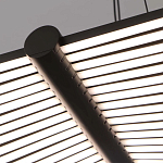 Люстра в виде распахнутых крыльев из тонких металлических планок Flight of Freedom варинант исполнения - 11 | Loft Concept в Рязани