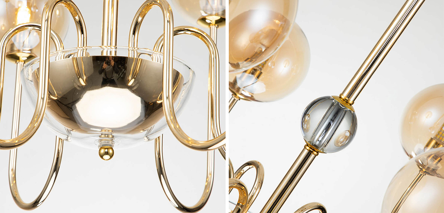 Люстра Sheiry Glass Ball Chandelier 6 Люстра Sheiry Glass Ball Chandelier 6 - Loft-Concept в Рязани