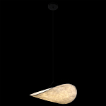 Подвесной светильник с белым тканевым плафоном в форме облака Crystal Cloud Junction варинант исполнения - 3 | Loft Concept в Рязани