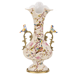 Ваза из фарфора с бронзовыми вставками Eden Garden варинант исполнения - 1 | Loft Concept в Рязани