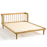 Кровать из массива дуба с пружинным блоком Mateta варинант исполнения - 5 | Loft Concept в Рязани