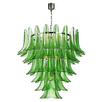 Люстра из семи ярусов зеленого стекла Independence варинант исполнения - 1 | Loft Concept в Рязани