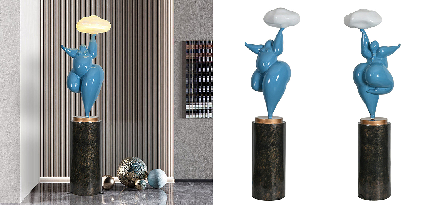 Торшер In The Clouds Blue Floor Lamp Торшер In The Clouds Blue Floor Lamp - Loft-Concept в Рязани