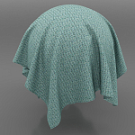 Мебельная ткань Шенилл бирюзовый цвет 142 см T4-61 варинант исполнения - 12 | Loft Concept в Рязани