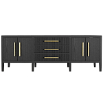 Большая VT-тумба Primo шпон Черный дуб варинант исполнения - 1 | Loft Concept в Рязани