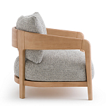 Кресло с каркасом из массива ясеня Deniaud Ash Grey Armchair варинант исполнения - 4 | Loft Concept в Рязани