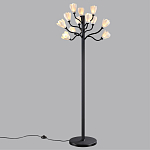 Торшер с плафонами из белых фарфоровых цветов на изогнутых ветвях Floralis варинант исполнения - 4 | Loft Concept в Рязани