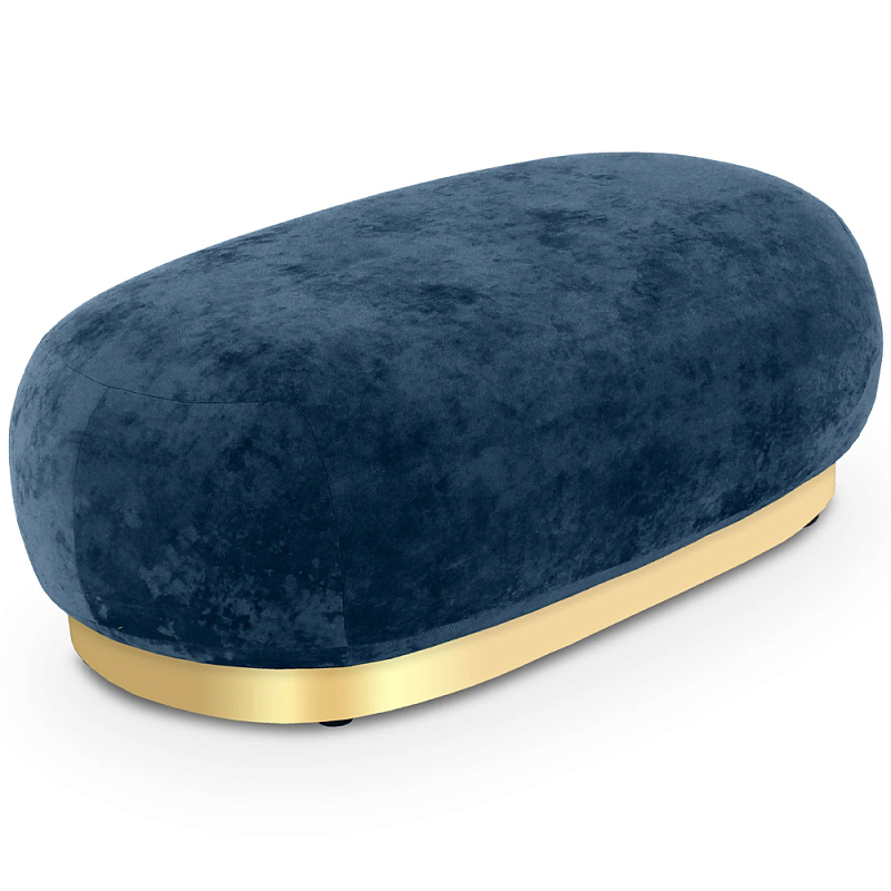 Длинный овальный пуф Ambrose Soft Oval Pouf Мульти в Рязани | Loft Concept 