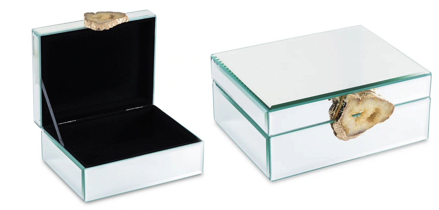 Шкатулка Glass Agate Box Шкатулка Glass Agate Box - Loft-Concept в Рязани