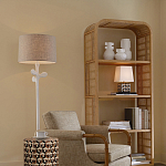 Настольная лампа с фигурным узором и трапециевидным абажуром Сonundrum варинант исполнения - 5 | Loft Concept в Рязани