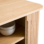 Длинный низкий буфет с 2-мя раздвижными дверцами Toinette Light Cupboard варинант исполнения - 13 | Loft Concept в Рязани