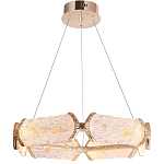 Люстра кольцевая с текстурным природным рисунком IceFlame варинант исполнения - 6 | Loft Concept в Рязани