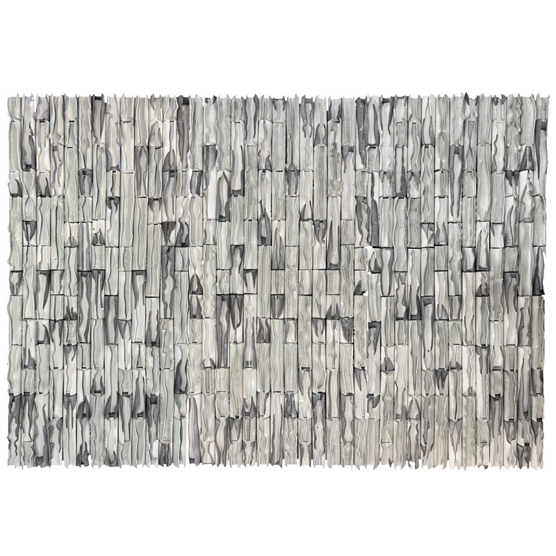 Объемное фактурное панно Metropolis in shades of grey Серый бетон в Рязани | Loft Concept 