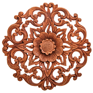 Панно из дерева цветы Panel With Trees