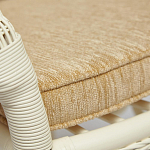 Комплект обеденный из ротанга Eloise grand white варинант исполнения - 12 | Loft Concept в Рязани