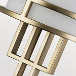 Бра с геометрическим каркасом и матовым белым цилиндрическим плафоном Feiss варинант исполнения - 3 | Loft Concept в Рязани