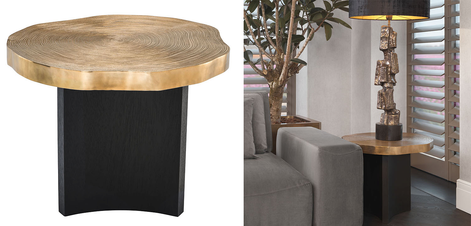 Приставной стол Eichholtz SIDE TABLE THOUSAND OAKS Приставной стол Eichholtz SIDE TABLE THOUSAND OAKS - Loft-Concept в Рязани