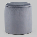 Пуф Alice Poof Grey Серый велюр варинант исполнения - 5 | Loft Concept в Рязани