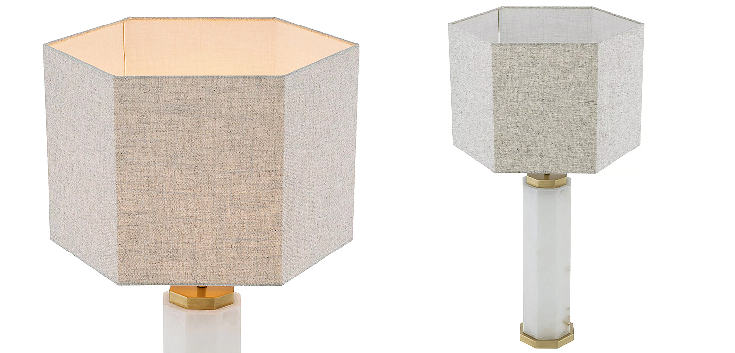 Настольная лампа Eichholtz Table Lamp Newman Alabaster Настольная лампа Eichholtz Table Lamp Newman Alabaster - Loft-Concept в Рязани