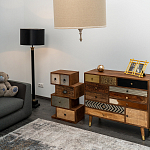 Тумба необычной формы с выдвижными ящиками Shift варинант исполнения - 4 | Loft Concept в Рязани