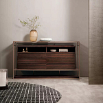 Дизайнерский комод в металлическом каркасе Valerian варинант исполнения - 2 | Loft Concept в Рязани