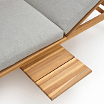 Садовый диван-трансофрмер Kate серый варинант исполнения - 3 | Loft Concept в Рязани