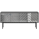 Длинная тумба с зеркальным декором Serena варинант исполнения - 12 | Loft Concept в Рязани