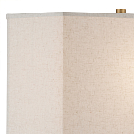 Настольная лампа с корпусом в форме кольца и прямоугольным абажуром French Ring варинант исполнения - 2 | Loft Concept в Рязани