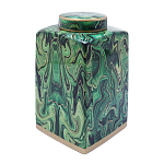 Ваза с малахитовым узором MALACHITE варинант исполнения - 2 | Loft Concept в Рязани