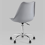 Офисный стул на металлическом основании EGGERY Grey пластик варинант исполнения - 4 | Loft Concept в Рязани