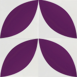 Дизайнерская плитка с узором Лепесток варинант исполнения - 1 | Loft Concept в Рязани