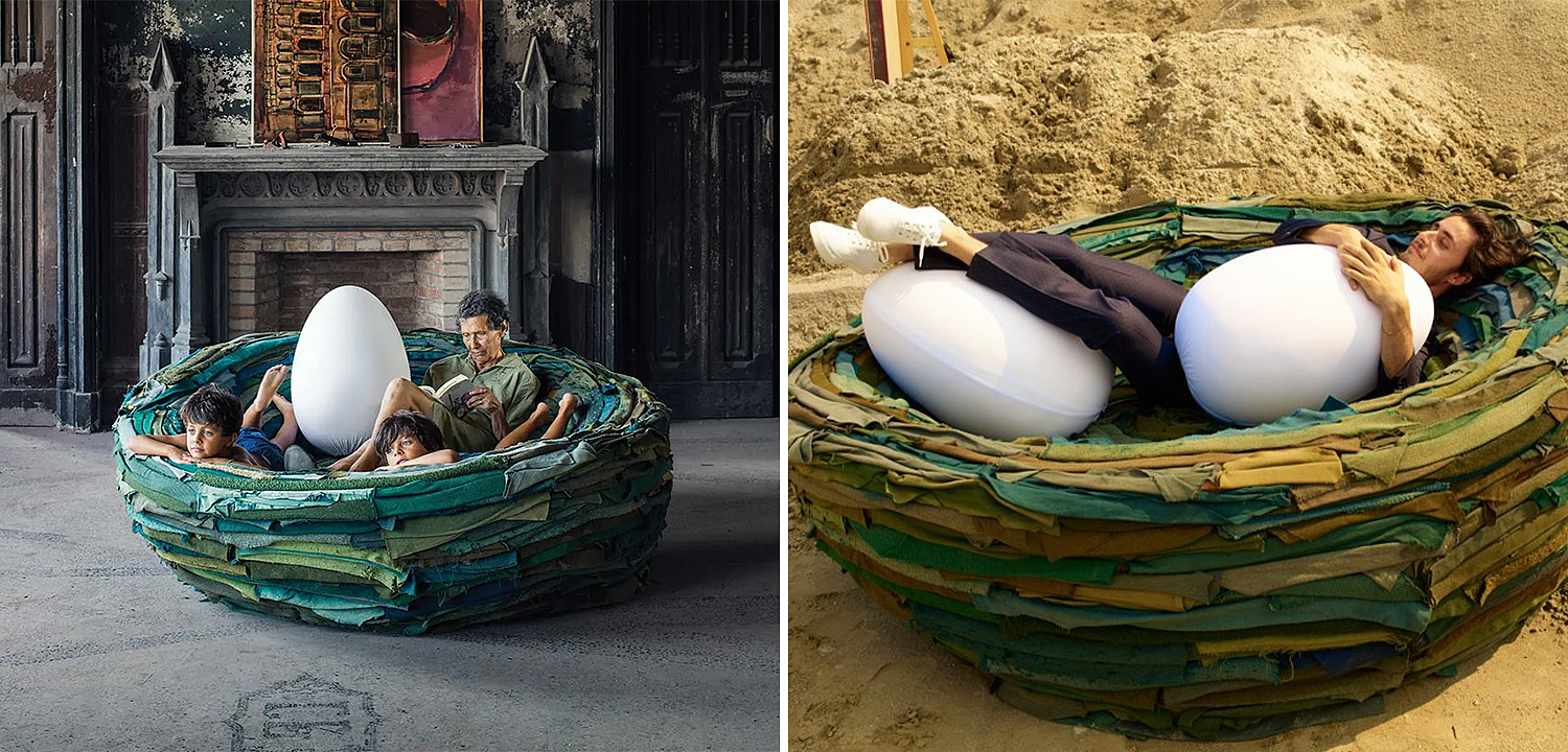 Дизайнерский Диван GUFRAM La Cova Nest by Gianni Ruffi Дизайнерский Диван GUFRAM La Cova Nest by Gianni Ruffi - Loft-Concept в Рязани