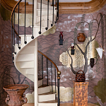 Обои ручная роспись Willow & Waves Original colourway on Edo painted Xuan paper with antiquing варинант исполнения - 3 | Loft Concept в Рязани